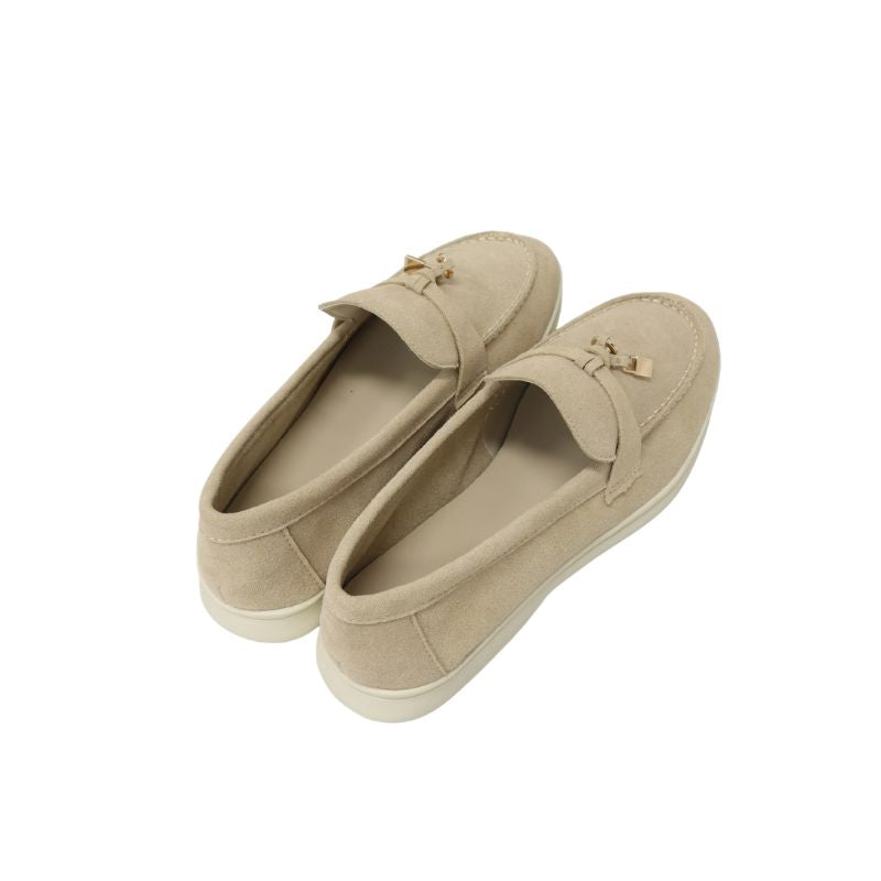 TRACCE BT1054 Suede Penny Loafer