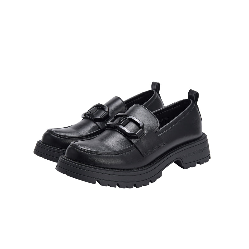 BT1035 Buckle Chunky Loafers