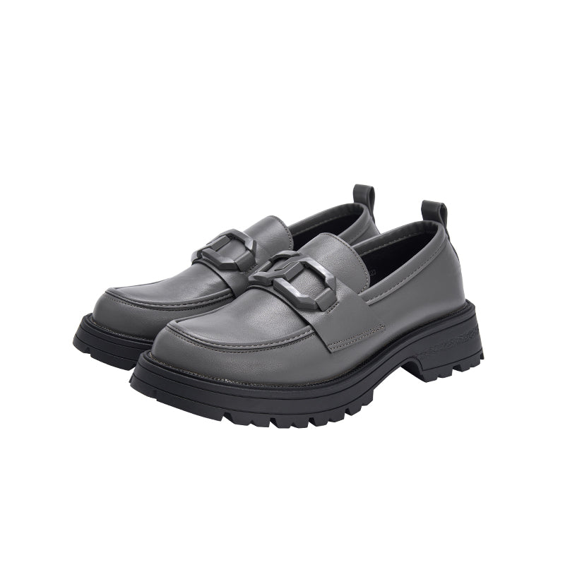 BT1035 Buckle Chunky Loafers