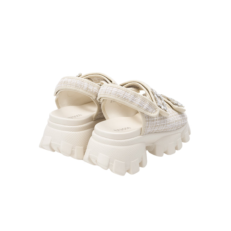 BT1041 Platform Velcro Strap Chunky Sandals