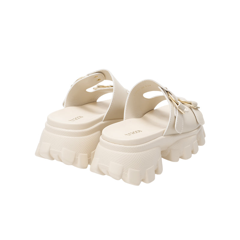 BT1042 Platform Chunky Slip On Sandals