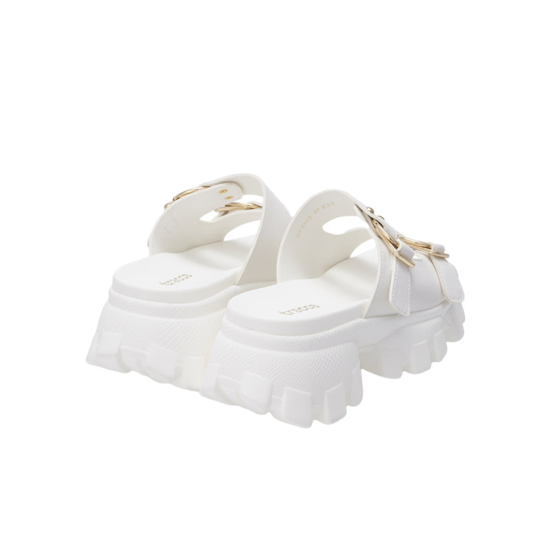 BT1042 Platform Chunky Slip On Sandals