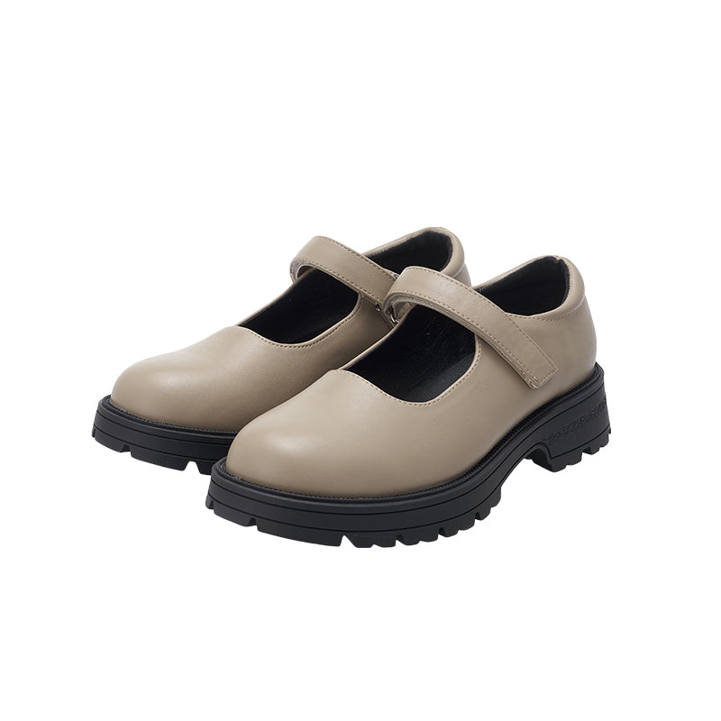 BT1043 Velcro Mary Jane Loafer Shoes