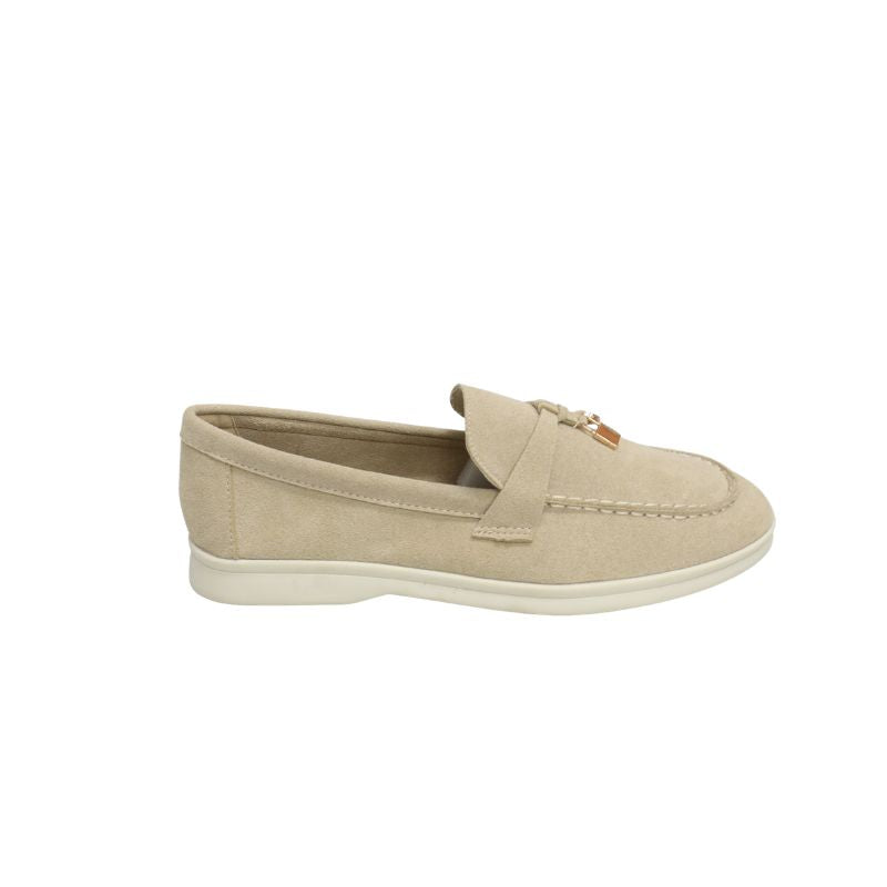 TRACCE  BT1054 Suede Penny Loafer