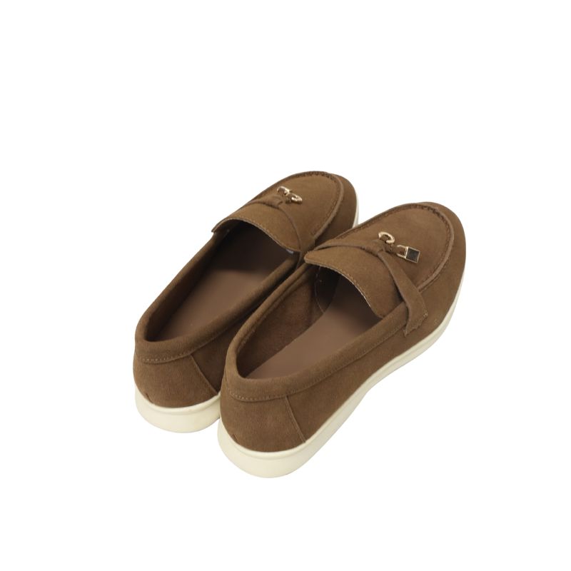 TRACCE  BT1054 Suede Penny Loafer