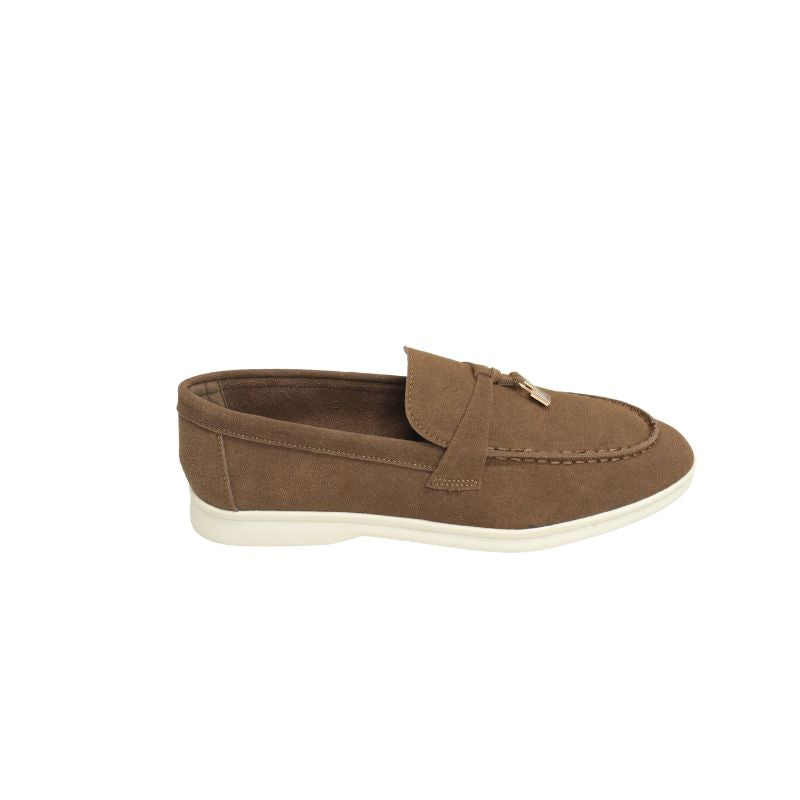 TRACCE  BT1054 Suede Penny Loafer