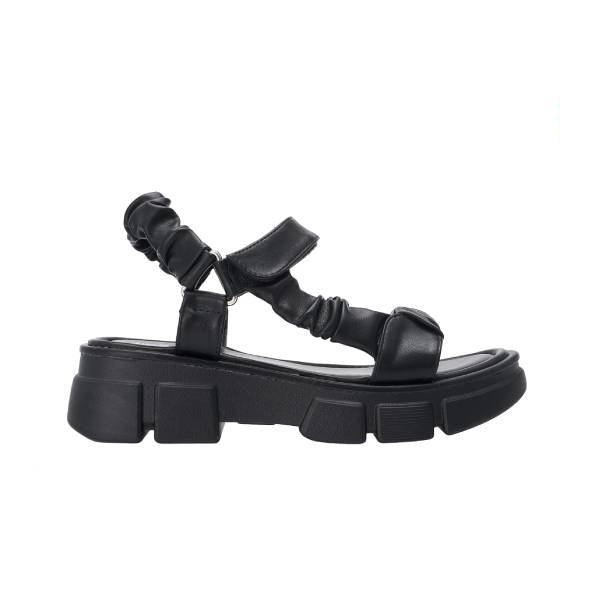 TF8002 Gathered Strap Platform Sandals