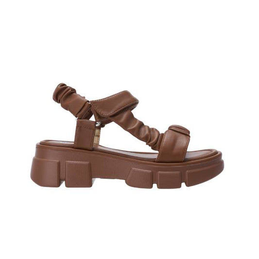 TF8002 Gathered Strap Platform Sandals