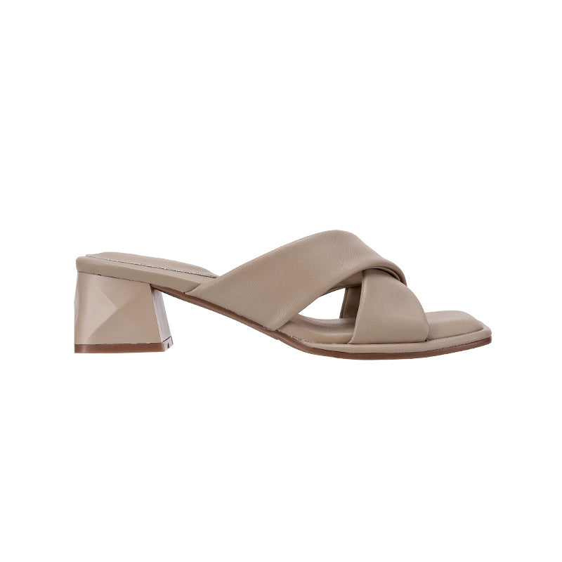 YYF4001 Cross Strap Block heel sandals