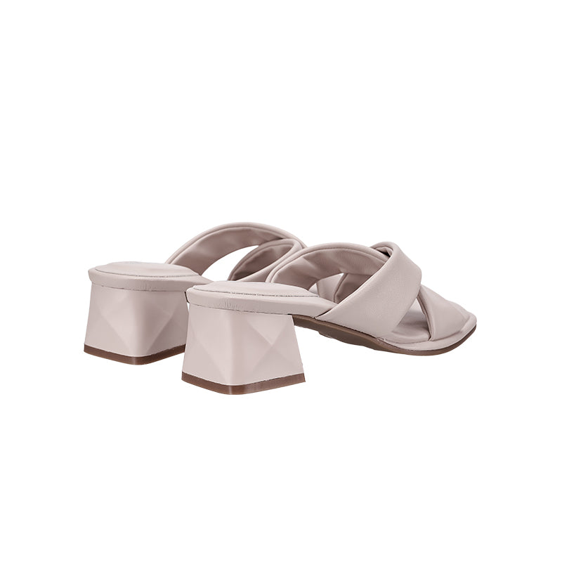 YYF4001 Cross Strap Block heel sandals