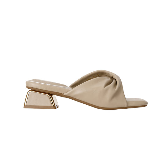 YYF4003 Twist Strap Block heel sandals