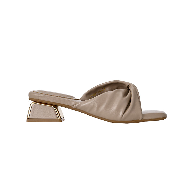 YYF4003 Twist Strap Block heel sandals