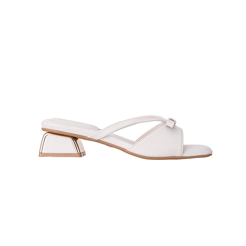 YYF4004 Bow Strap Block heel sandals