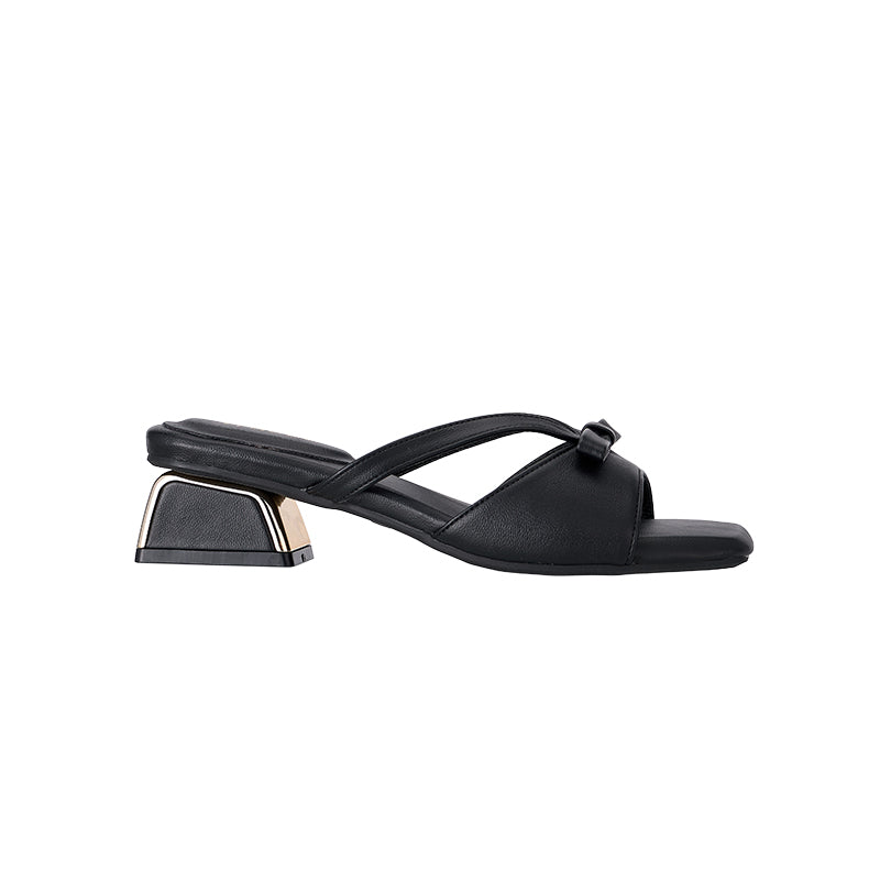 YYF4004 Bow Strap Block heel sandals