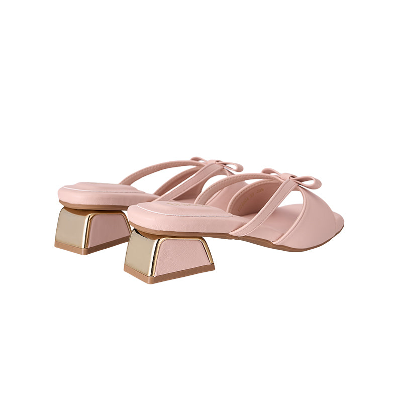 YYF4004 Bow Strap Block heel sandals