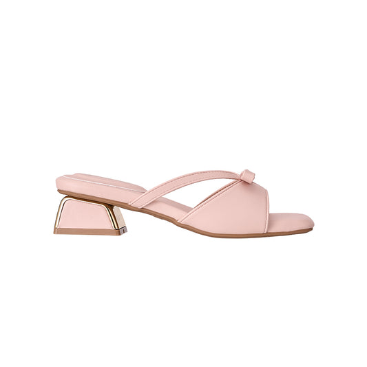 YYF4004 Bow Strap Block heel sandals