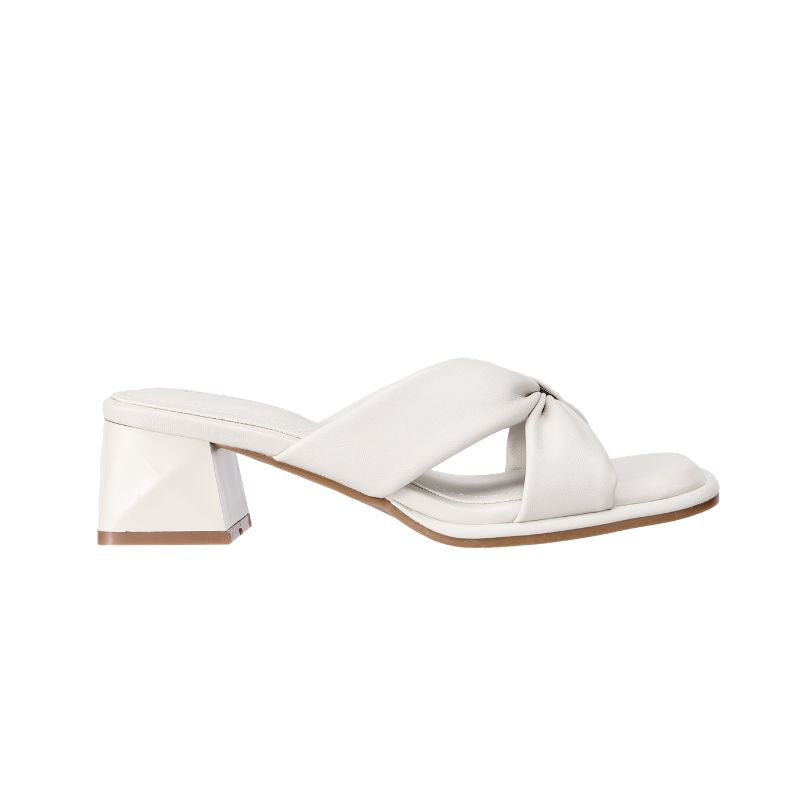 YYF4006 Twisted Knot Block Heel